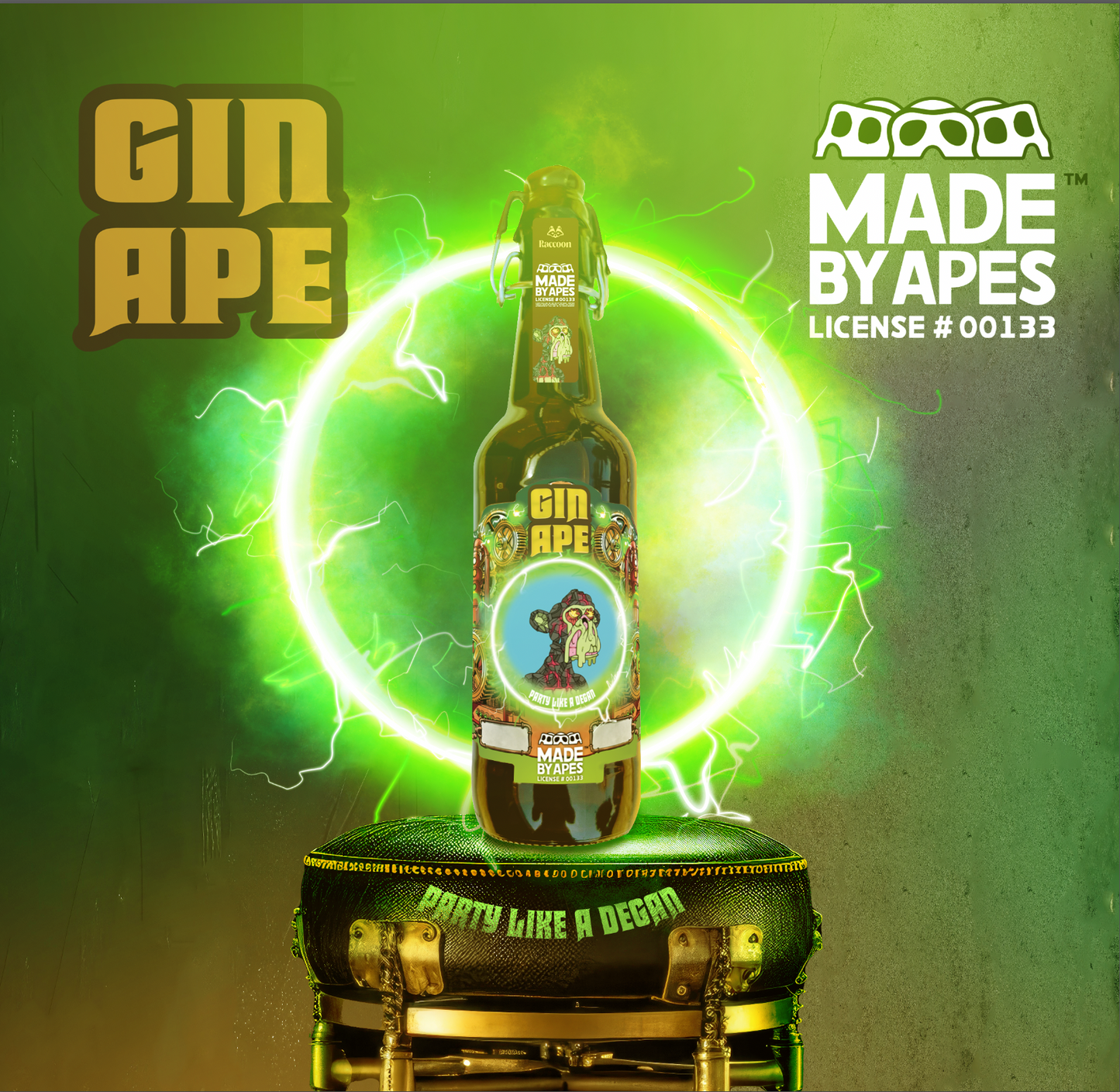 Raccoon Gin x Gin Ape